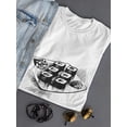 thumbnail image 3 of Cool Sushi Sketch T-Shirt Women -Image by Shutterstock, Female Small, 3 of 4