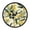 Olive Branches With Leaves, variant on Indoor 12' Voice-Activated Luminous Decoration Wall Clock With LED Night Light Olive Branches with Leaves