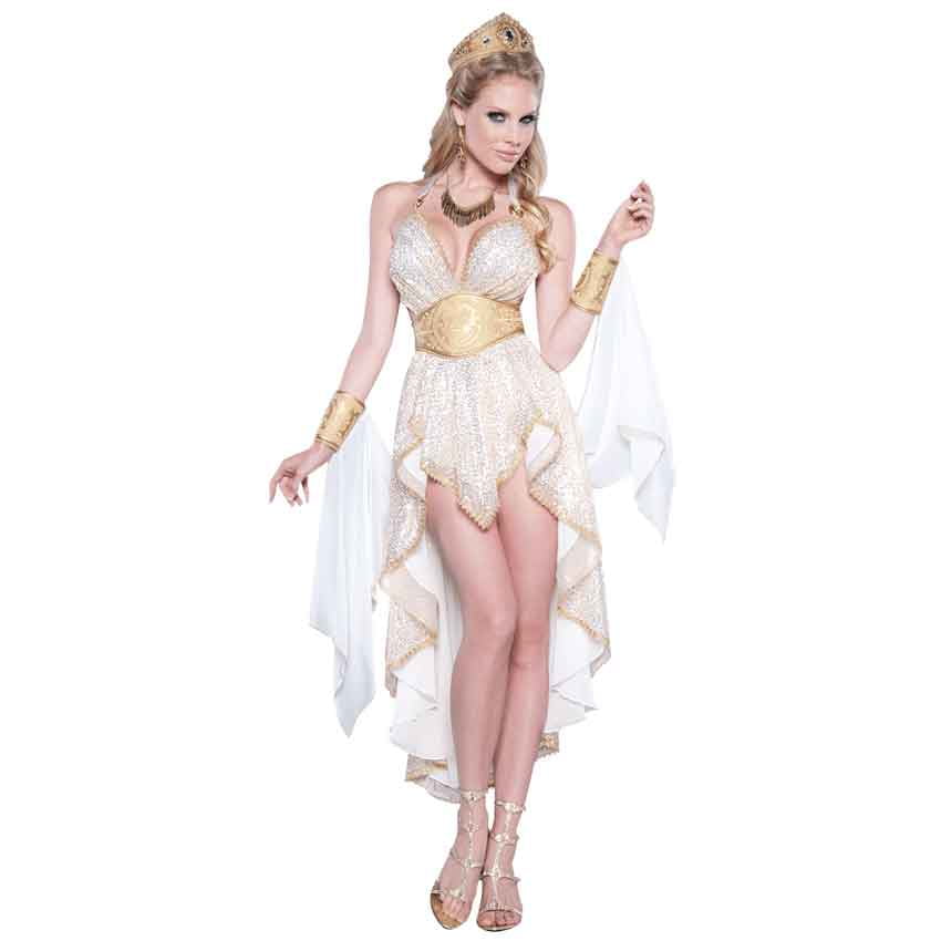 Greek Goddess Grecian Princess Glamour Adults Womens Fancy Dress Costume 