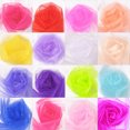 thumbnail image 4 of Cinta blanca de 2 piezas para ramos de flores, cortinas de gasa para bodas, 4 of 6