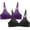 Purple, variant on XMMSWDLA Womens Seamless Bra No Underwire Comfort Push Up Bras Soft Wireless Bralette Full Coverage Sport Everyday Bra Wireless Bras for Women Yoga Bras for Women