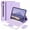 Purple, variant on Keyboard Folio Case with Trackpad, S Pen Slot & Bluetooth Mouse Compatible with Galaxy Tab S8/S9/S10/S11 Ultra 14.6",Black