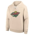thumbnail image 2 of Men's Fanatics Cream Minnesota Wild Vintage Hoodie, 2 of 3
