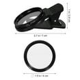 thumbnail image 4 of UKCOCO CPL Phone Lens Ultra-thin Clip-on Camera Circular Polarizer Neutral Density Filter 37mm Lens Camera Lens (Lid for Random Color), 4 of 6