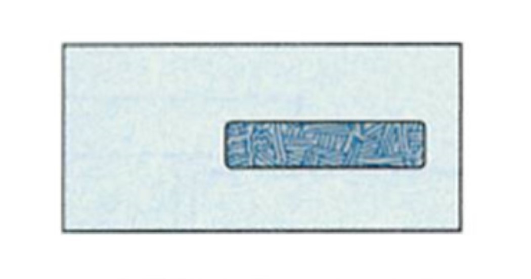No. 101/2 Health Insurance Claim Window Envelopes with Wesco® Blue