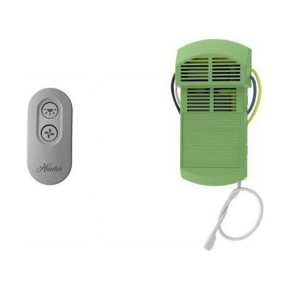 Hunter 3009544 Plastic Remote Control with Receiver, Gray