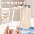 thumbnail image 6 of M Buder Automatic Water Dispenser for 5 Gallon Bottle, Portable Electric Drinking Water Pump with 3 Modes, Foldable Countertop Dispenser for Home Camping Travel Office - 5.1 inches Beige, 6 of 9