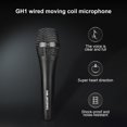 thumbnail image 2 of TAKSTAR GH1 Wired Dynamic Microphone Super Cardioid Pickup Microphone Heavy Duty Handheld Vocal Mic with Clip & Zipper Case for Live Performance Karaoke Recording, 2 of 7