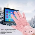 thumbnail image 3 of AURARMLET 1 Pair Women's Gloves Fleece Lining Touchscreen Winter Protection, 3 of 8