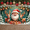 1A, variant on Festive Design Christmas Banner with Santa Reindeer Holiday Decoration for Winter Celebration Party Indoor Decor
