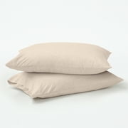 TUFT & NEEDLE - Organic Jersey Pillowcase Set - King - Oatmeal