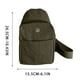 thumbnail image 3 of Textured Chest Bag Made Of Waterproof Nylon Fabric Solid Color Lightweight Casual Versatile Sports Small Backpack, 3 of 6
