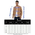 thumbnail image 5 of Yesfashion Men's Suede Bomber Varsity Leather Jackets Lightweight Softshell Flight Full Zip Casual Coat, 5 of 5