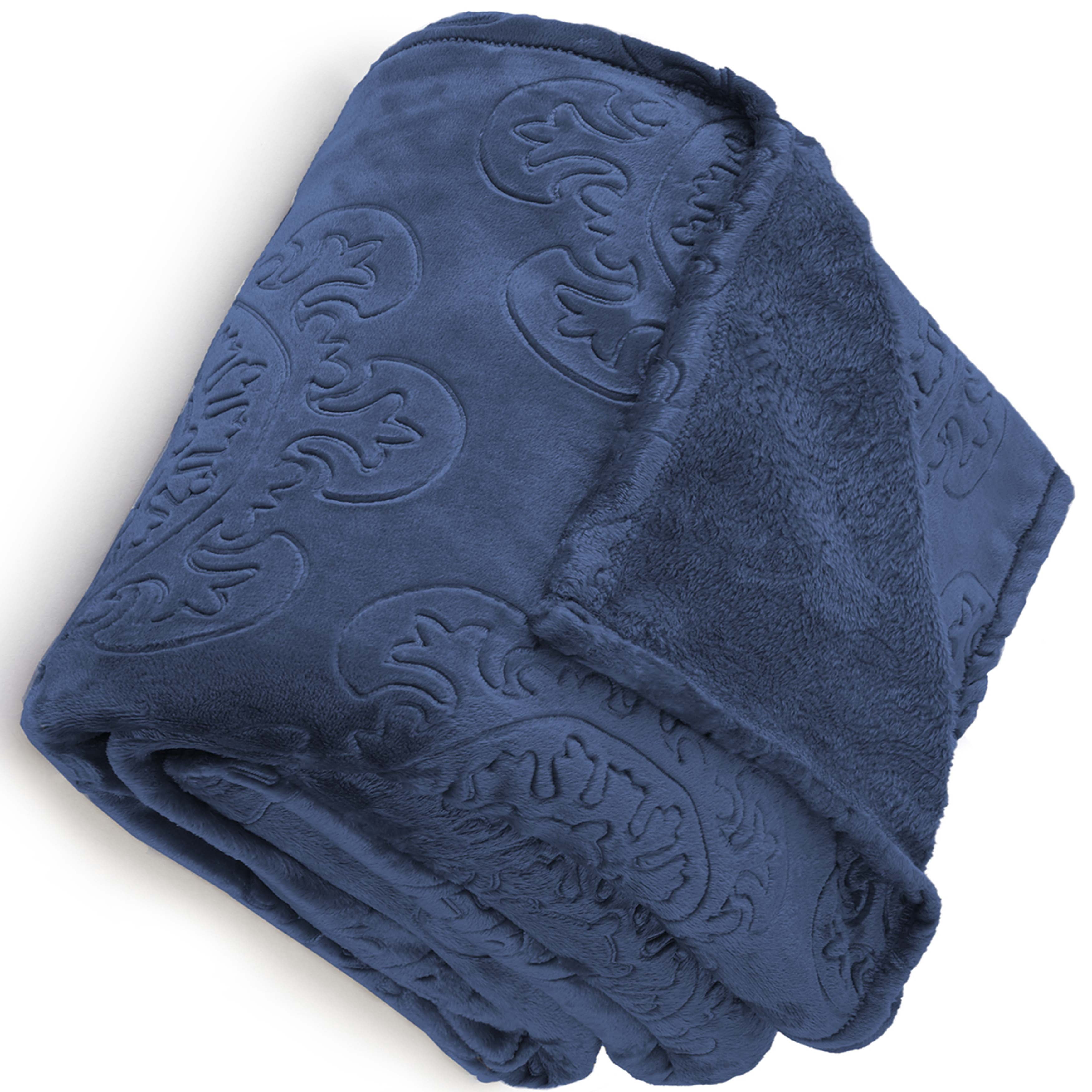 Sun Yin Italian Tile Velvet Plush Hot-Pressed Blanket