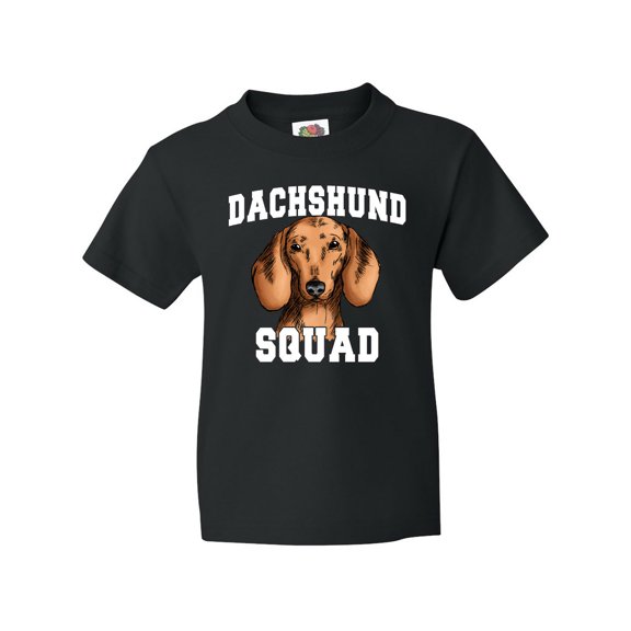 Inktastic Dog Dachshund Squad Youth T-Shirt