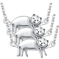 thumbnail image 1 of Collar con Dije de Gato High Monaco Gris MXTNG-003, 1 of 2