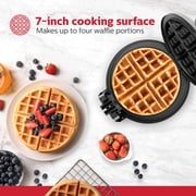 Holstein Housewares Rotary Belgian Waffle Maker, Stainless Steel Electric Belgian Waffle Makers