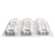 thumbnail image 2 of Molde de Cocina Molde de silicona para hornear con forma de nube cuadrada de 6 cavidades, moldes de gelatina para Mousse DIY Tmvgtek Libre de BPA, 2 of 9