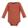 thumbnail image 7 of Hudson Baby Infant Girls Cotton Long-Sleeve Bodysuits, Girl Pumpkin Pie, 3-6 Months, 7 of 7