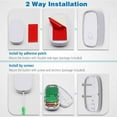 ANKO Wireless Doorbell Kit Cordless, Electric, Waterproof with Light