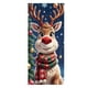 thumbnail image 2 of Uuiauoio Christmas Door Cover Decorations Set with Patterns Holiday Party Festival Scene Hanging Cloth for Front Door Indoor Wall Fireplace Mantel Christmas Tree Background Decor, 2 of 6