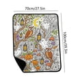 thumbnail image 3 of sruoe Halloween DIY Coloring Throw Blanket, Creative Hand‑Draw Craft, Halloween Home Decor, Halloween Themed Blanket for Sofa Couch Holiday Gathering, 3 of 6