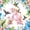 Pink A, variant on Castle Fairy Floral Letter P Hummingbird Full Size Comforter Sets 3 Pieces for Women,Watercolor Print Bedding Sets