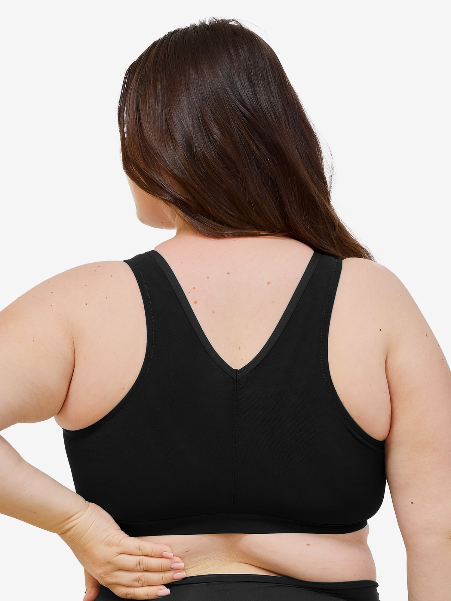 Leading Lady, The Harper, Wireless Bra, Front Close, Breathable Mesh Back, Full Coverage, Soft Support, Ultra Lightweight (Women's & Women's Plus)