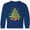 Royal Blue, variant on Inktastic Christmas Tree Long Sleeve Youth T-Shirt