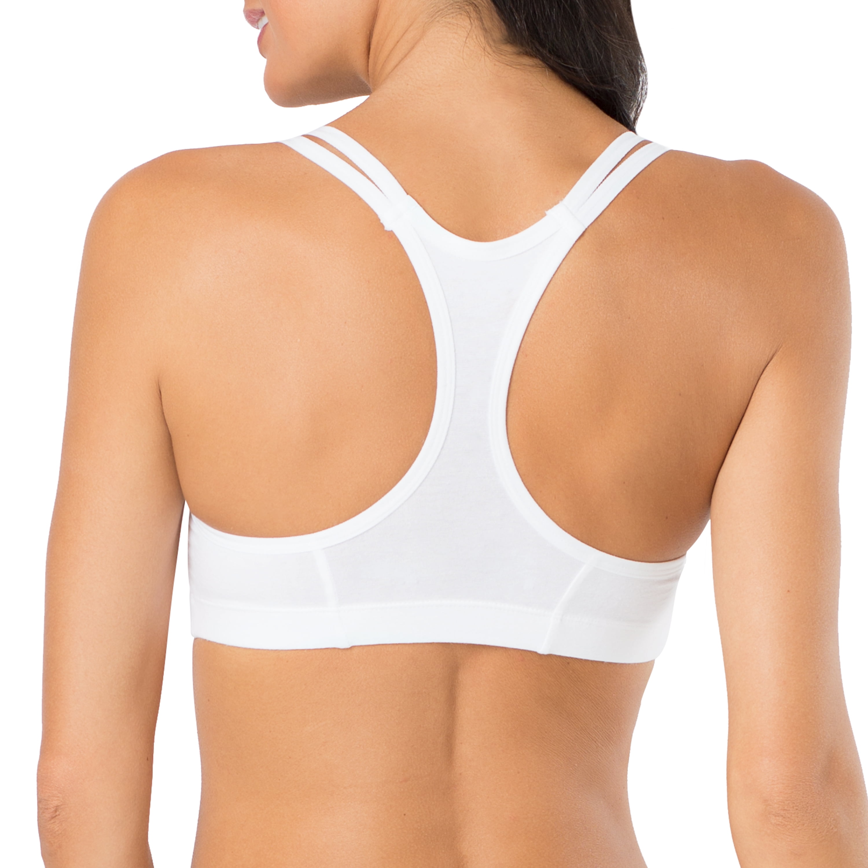 Fruit of the Loom Womens Spaghetti Strap Cotton Pull Over 3 Pack Sports Bra  : : Clothing, Shoes & Accessories