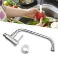 thumbnail image 5 of Stainless Steel Wall Kitchen Faucet Water Purifier Single Lever Hole Tap Cold, 5 of 6