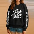thumbnail image 1 of Demon Pop Hunters Movie Sweatshirt, Rumi,Mire Zoeyy Kids Long Sleeve Sweatshirt,Comfortable Relaxed Fit Tee for Women, Girls, Daily Lounge Wear, 1 of 4