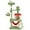 A, variant on Demi Bonn 61" Christmas Decor Cat Tree Tower for Indoor Cats, Multi-Level Cat Climbing Tower with Cat Condos, Top Perches, Hammock, Green