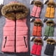 thumbnail image 5 of ICHUANYI Liquidación Ropa de abrigo corta para mujer Chaquetas acolchadas de algodón Chaleco con capucha sintética con bolsillo ICHUANYI WER202308253577, 5 of 7