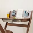 thumbnail image 6 of BALANBO Bamboo Adjustable Height Kids Desk and Chair Set,Reading Homework Drawing Table Computer Station Children School Study Desk Multi Function Desk,Writing Table w/Storage Drawer (Walnut Color), 6 of 7