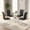 42" table*4 Black PU chairs silver leg style 2, variant on Sumdeal Modern 5-Piece Dining Set, 42" Round Tempered Glass Table & 4 Grey PU Leather High-Back Chairs with Chrome Metal Legs, Contemporary Kitchen & Dining Room Furniture
