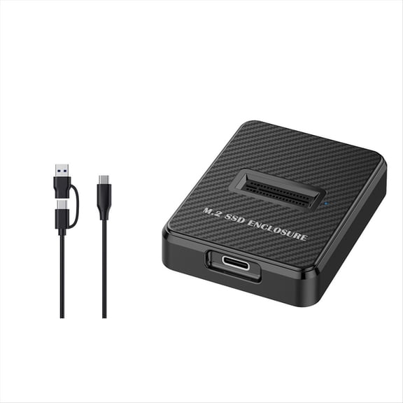 M.2 NVMe & to USB C Docking Station Dual Protocol Adapter 10Gbps External SSD Enclosure with 2in1