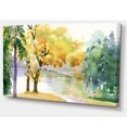 thumbnail image 2 of Belle Forêt d'Automne Aquarelle, 2 of 3