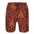 thumbnail image 3 of Fotbe Christmas Tree On A Red Background Trajes de Baño Estampados para Hombre, Shorts de Verano de Secado Rápido, Ropa de Playa, Bañadores-Small, 3 of 6