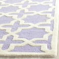 thumbnail image 2 of SAFAVIEH Cambridge Liz Geometric Wool Area Rug, Lavender/Ivory, 8' x 8' Round, 2 of 4