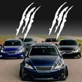 thumbnail image 3 of US 2-4Pc Monster Claw Mark Scratch Car Headlight Sticker Stripe Reflective Decal, 3 of 5