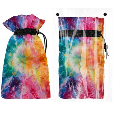 

Josid Tie Dye Reusable Outdoor Faucet Insulation Covers Waterproof and Freeze-Resistant Spigot Protector Bags 2 Pack 11 x 6.9
