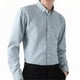thumbnail image 1 of Blusa y camisa de manga larga con cuello vuelto para hombre, color liso, bolsillos con rayas, solapa con botones, blusa de poliéster para hombre, 1 of 2