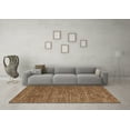 thumbnail image 3 of Ahgly Company Indoor Round Abstract Brown Contemporary Area Rugs, 5' Round, 3 of 4