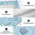 thumbnail image 5 of Blue Spring Floral Outdoor Rug 3x5 Ft, Non Slip Washable Area Rug, Farmhouse Flowers Elegant Pastoral Patio Rugs Carpet Runner, Large Floor Mat for Indoor/Outdoor Deck Porch Camping, 5 of 8