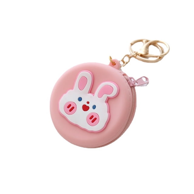 Women Change Wallet Coin Purse Silicone Cute Zipper Closure Gift Choice Women Change Pouch Wallet For Lipstick Keys