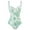 Green, variant on Generic Bodysuits For Women Floral Square Neck Sleeveless Corset Spaghetti Strap Fitted Tops Vacation Casual Outfits