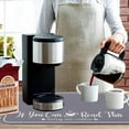 thumbnail image 3 of Coffee Bar Mat for Countertops 19inx12in,Absorbent Hide Stain Anti-Slip Cafe Bar Accessories Fit Under Coffee Machine Mat,dish drying mats for kitchen, 3 of 8