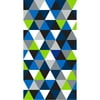 Mainstays Matrix Triangle Lime Beach Towel