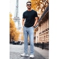 thumbnail image 4 of Vaqueros Heyfanee Slim Fit Stretch Denim Azul Claro para Hombre, 4 of 5